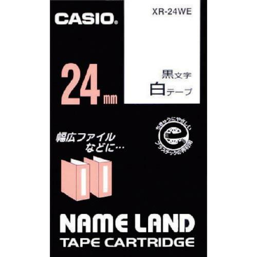 カシオ 【純正】 ネームランド用テープカートリッジ 粘着タイプ24mm ( XR-24WE(6192...