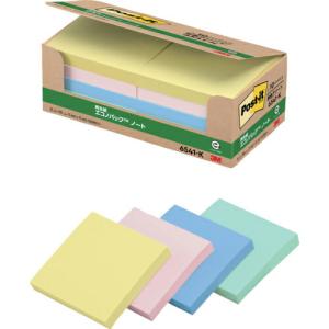 【SALE価格】3M ポスト・イット 75X75mm 100枚X10パッド 4色混色 ( 6541-K ) スリーエム ジャパン(株)文具・オフィス事業部｜orangetool