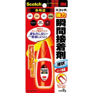 3M スコッチ 強力瞬間接着剤 多用途 2g ( 7004 DIY ) スリーエム ジャパン(株)コンシューマーマーケット販売本部｜orangetool