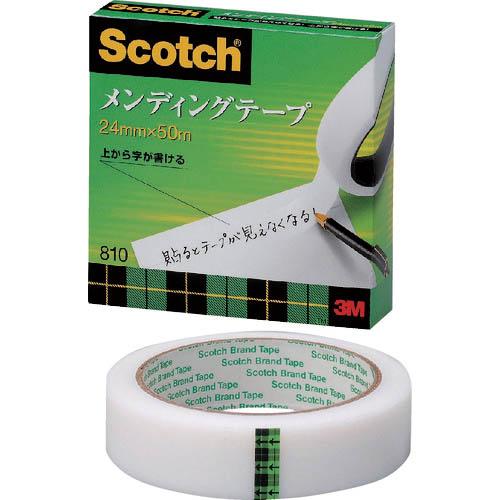 3M メンディングテープ 24mmX50m 巻芯径76mm ( 810-3-24 ) スリーエム ジ...