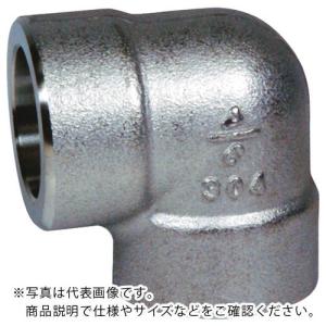 ステンレスSUS304(SCS13A) 高圧90°エルボ 差込溶接式(SW) 15A (1/2B) S-80