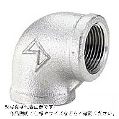 ステンレスSUS304(SCS13A) ネジ込継手 90°エルボ 8A (1/4B)