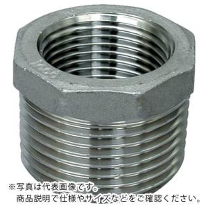 ステンレスSUS304(SCS13A) ネジ込継手 ブッシング 10A X 6A (3/8B X 1/8B)｜orangetool