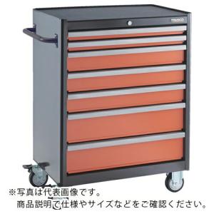 【SALE価格】TRUSCO ローラーキャビネット 引出7段 50X2 100X3 150X2 仕切板付 ( TFRC-232S ) トラスコ中山(株)｜orangetool