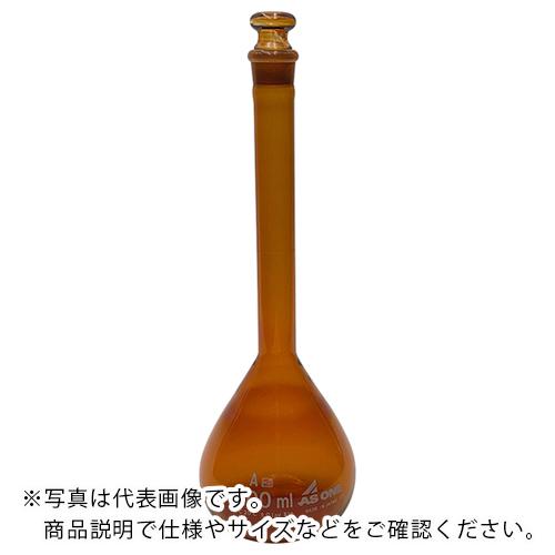 AS メスフラスコ茶200ml高精度ASONE ( 1-8565-27 )