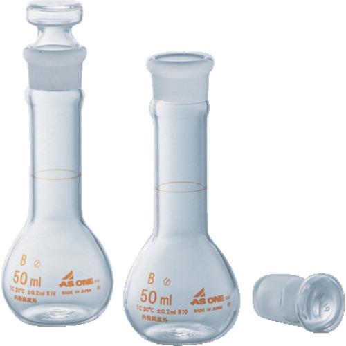 AS 短型メスフラスコ白50ml(ASONE) ( 1-8566-01 )