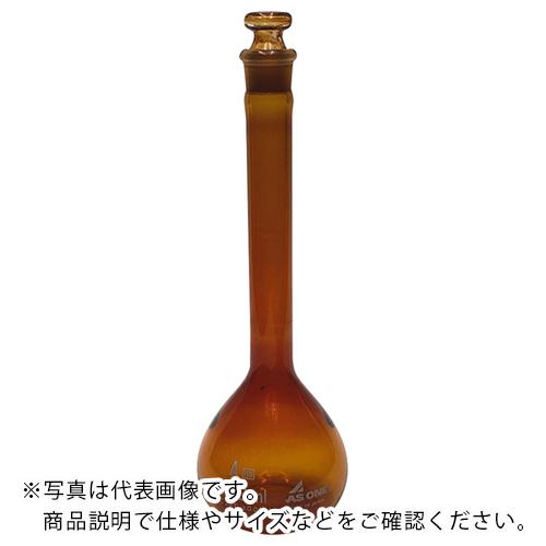AS メスフラスコ茶100ml高精度ASONE ( 1-8565-26 )
