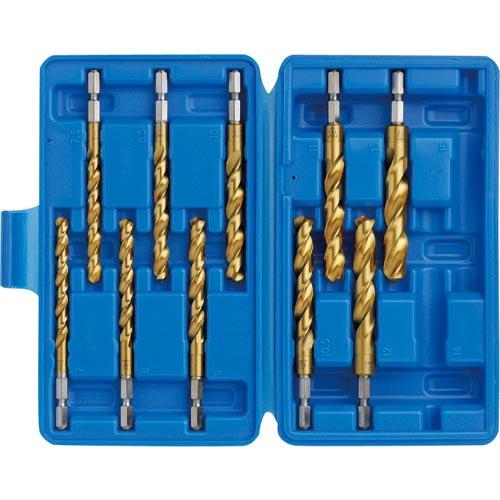 【SALE価格】TOP 六角シャンクコバルトドリル(チタンコーティング) セット ( EOD-713...