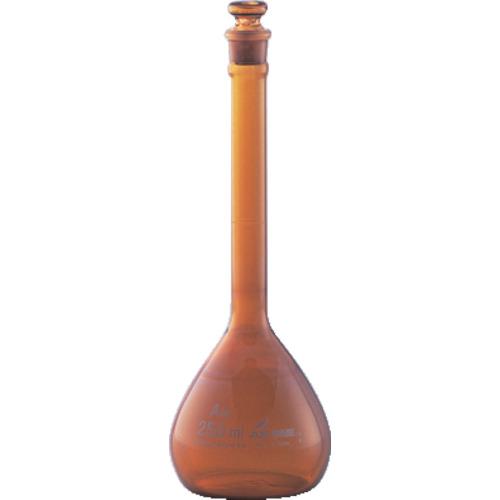 AS メスフラスコ茶5ml 高精度 ASONE ( 1-8565-21 )