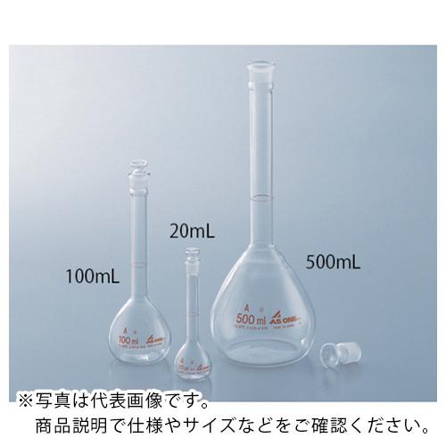 AS メスフラスコ 白100ml(ASONE) ( 1-8564-06 )