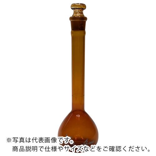 AS メスフラスコ茶50ml高精度 ASONE ( 1-8565-25 )