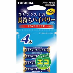 東芝 IMPULSE アルカリ乾電池  ( LR03H 4EC ) (10Pkセット)｜orangetool