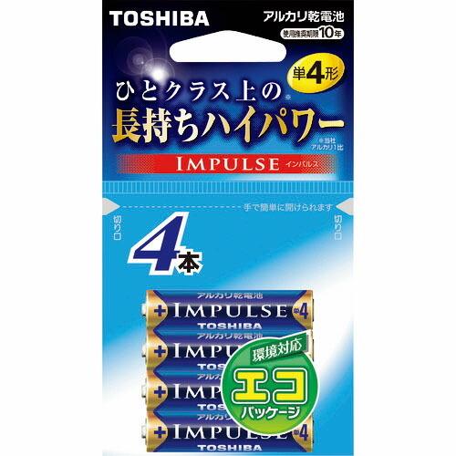 東芝 IMPULSE アルカリ乾電池  ( LR03H 4EC ) (10Pkセット)