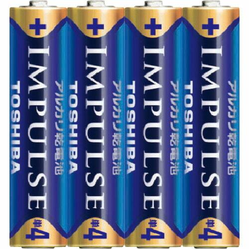 東芝 IMPULSE アルカリ乾電池  ( LR03H 4KP ) (5Pkセット)