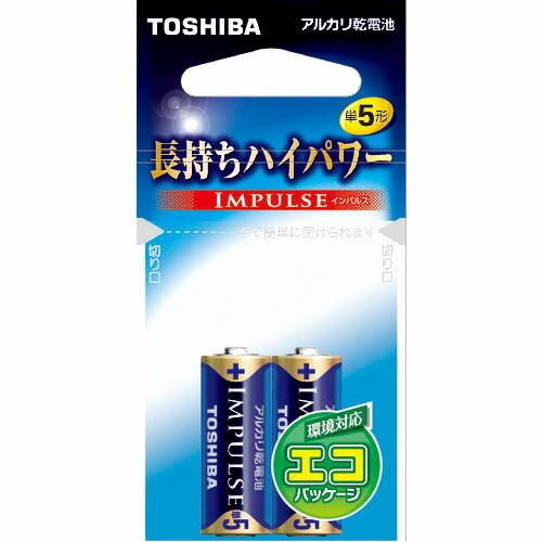 東芝 IMPULSE アルカリ乾電池  ( LR1H 2EC ) (10Pkセット)