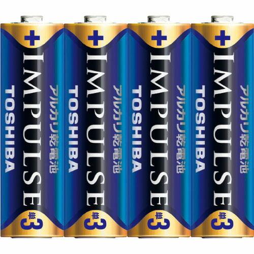東芝 IMPULSE アルカリ乾電池  ( LR6H 4KP ) (5Pkセット)