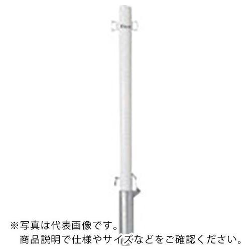 メドーマルク 鉄製ポストタイプ差込式フタ鍵付 (白、黄)  ( FP2-6SK )