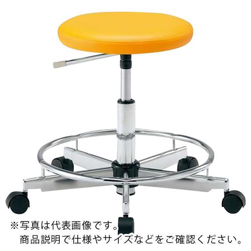 AS カラフルラウンドチェアLRC-OR ( 2-672-04 )