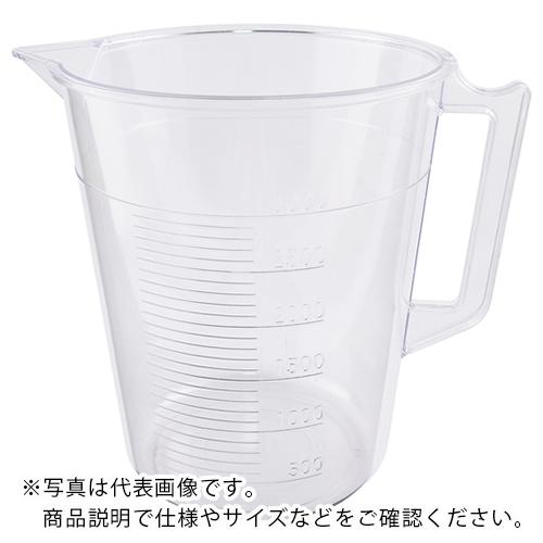 AS 透明計量カップ3000ml ( 1-4623-17 )