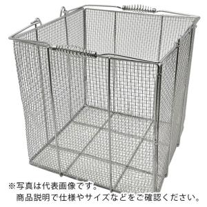 AS ステンレス角型洗浄カゴ大300 ( 1-3451-04 )｜orangetool