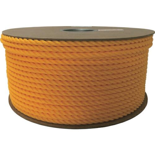 ユタカメイク ロープ PEカラーロープドラム巻 9φ×1m イエロー ( RE-50 ) (150ｍ...