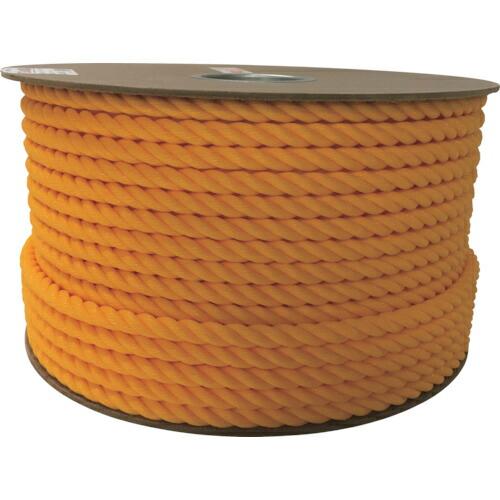 ユタカメイク ロープ PEカラーロープドラム巻 12φ×1m イエロー ( RE-60 ) (100...