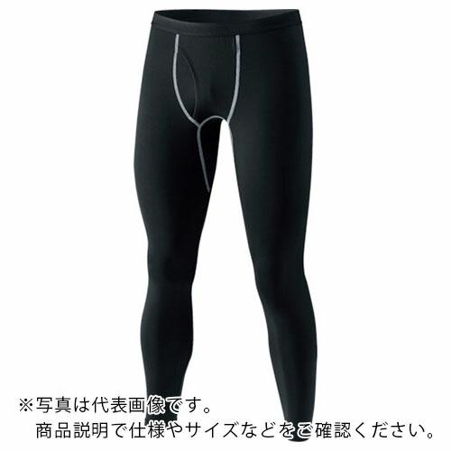 【SALE価格】おたふく BTパワーストレッチ 前開きロングタイツ ブラック L ( JW-165-...