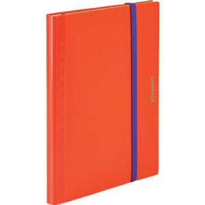 KING JIM 【売切廃番】二つ折りクリアーファイルコンパック 5ポケットオレンジ ( 5894S-OR ) (株)キングジム｜orangetool