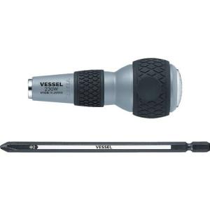 【SALE価格】VESSEL ボールグリップ差替貫通ドライバー No.(+2) ( 230W-2 ) (株)ベッセル｜orangetool