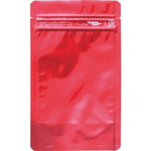 【SALE価格】セイニチ 「ラミジップ」 アルミカラースタンドタイプ 赤 130×100+30 (50枚入) ( AL-1013R ) (株)生産日本社｜orangetool