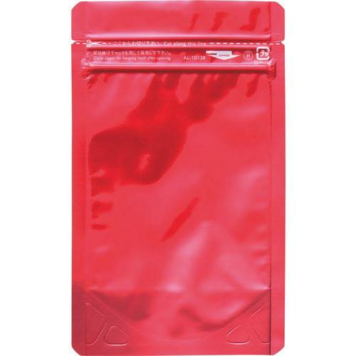 【SALE価格】セイニチ 「ラミジップ」 アルミカラースタンドタイプ 赤 130×100+30 (5...