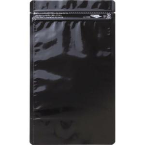 【SALE価格】セイニチ 「ラミジップ」 アルミカラースタンドタイプ 黒 160×120+35 (50枚入) ( AL-1216BK ) (株)生産日本社｜orangetool