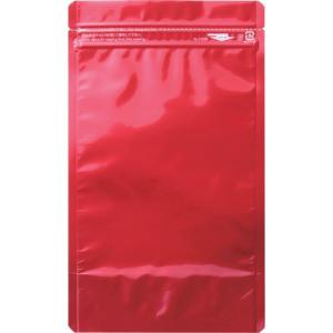 【SALE価格】セイニチ 「ラミジップ」 アルミカラースタンドタイプ 赤 200×140+41 (50枚入) ( AL-1420R ) (株)生産日本社｜orangetool