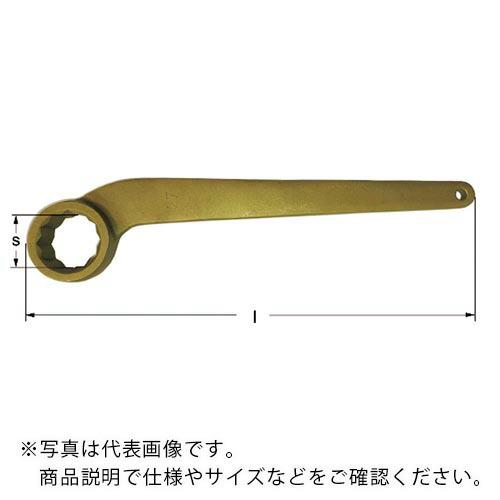 Ampcoスイス 防爆カーブヘッドボックスめがねレンチ 二面幅寸法17mm ( AY0017B ) ...