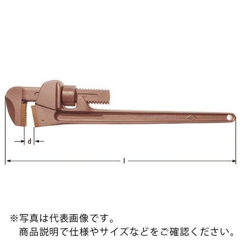 Ampcoスイス 防爆パイプレンチ 最大口開き50mm 全長350mm ( ET0350B ) スナ...