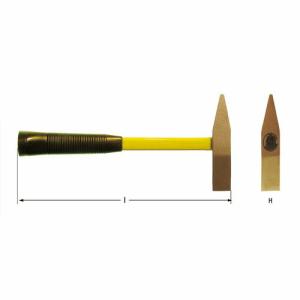 Ampcoスイス 防爆スケーリングハンマー 頭径25mm 頭長140mm ( FL0060B ) スナップオン・ツールズ(株)｜orangetool