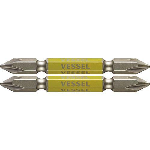 VESSEL 剛彩ビット 2本組 (両頭) +1×65mm ( GS141065 )