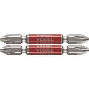 VESSEL 剛彩ビット 2本組 (両頭) +2×65mm ( GS142065 )｜orangetool