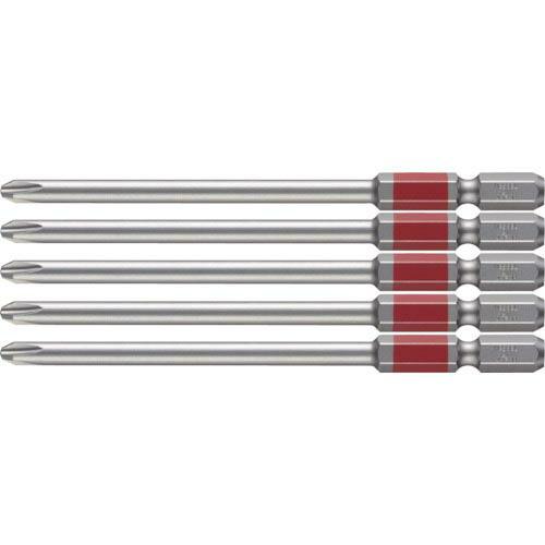 VESSEL 剛彩ビット 5本組 (片頭) +2×100mm ( GS5P2100D )