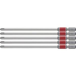 VESSEL 剛彩ビット 5本組 (片頭) +2×130mm ( GS5P2130D )｜orangetool