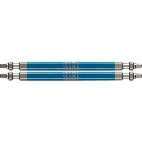 VESSEL 剛彩ビット 2本組 (両頭スクエア) SQ3×110mm ( GS14SQ3110 )