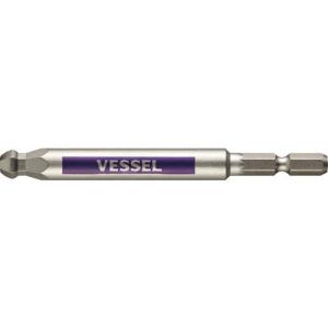 VESSEL 剛彩ビット (片頭ボールポイント) 対辺8×100mm ( GSBP080S )｜orangetool