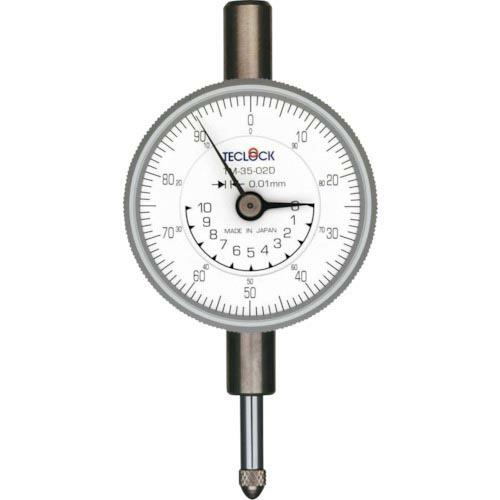 【SALE価格】TECLOCK 小型ダイヤルゲージ 測定範囲0~10mm ( TM-35-02D )...