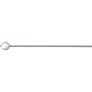 【SALE価格】ニッサチェイン ステンカットワイヤー 1.0×1000mm 片ボール付 ( Y-504 ) (株)ニッサチェイン｜orangetool