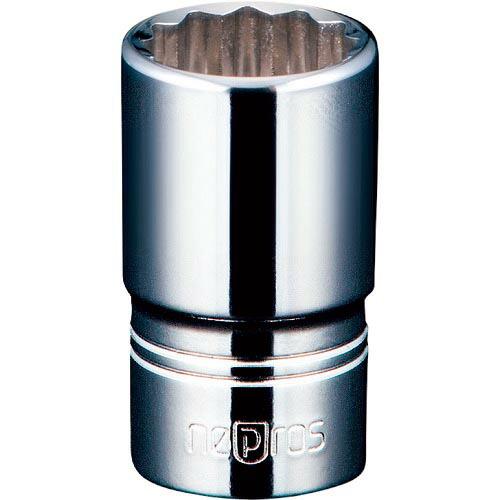 nepros 6.3sq.セミディープソケット(十二角) 対辺寸法5.5mm 全長30mm ( NB...