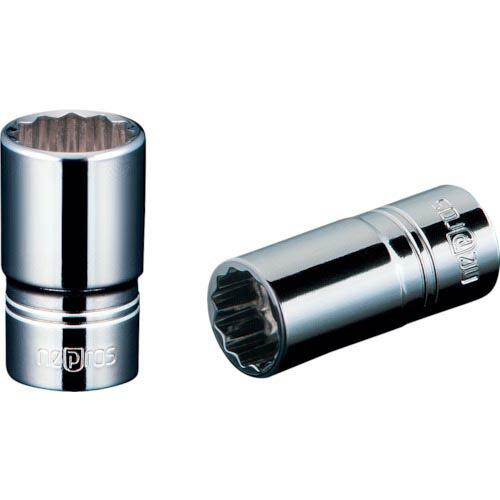 nepros 6.3sq.セミディープソケット(十二角) 対辺寸法14mm 全長32mm ( NB2...
