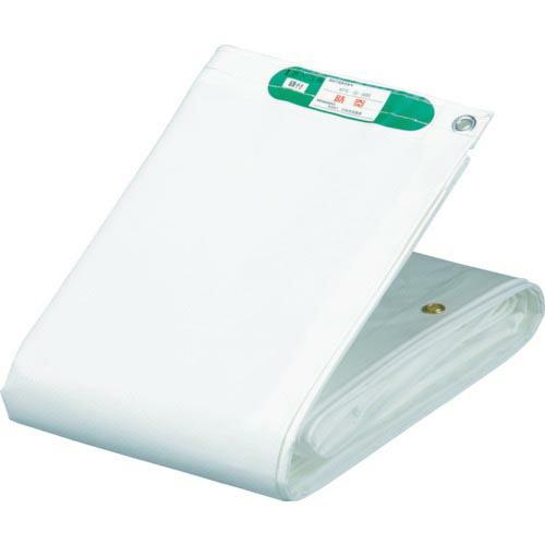 萩原 国産塩ビ防炎シート 足場用 ホワイト 1.8m×3.6m ( KEB1836 ) 萩原工業(株...