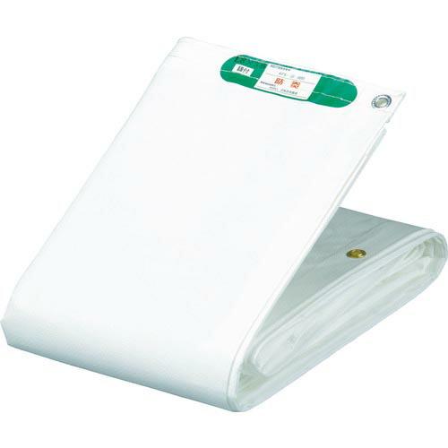 萩原 国産塩ビ防炎シート 足場用 ホワイト 1.8m×5.1m ( KEB1851 ) 萩原工業(株...