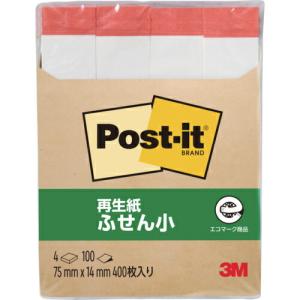 3M ポスト・イット 75X14mm 100枚X4パッド ホワイト ( 560RP-W/R ) スリーエム ジャパン(株)文具・オフィス事業部｜orangetool