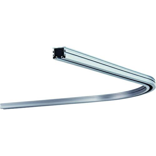 岡田 カーテンレール D30隙間シートカーブレール800×800×300Rアルミ (11L01-AS...